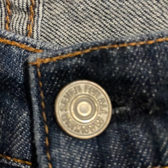 7 for all Mankind Bootcut jeans. Size 31 women’s Faded denim darker down legs. - Picture 3 of 14